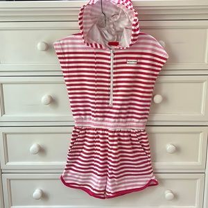 Terry HUNTER romper with hood